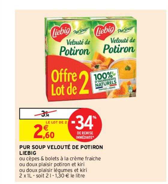 pur soup velouté de potiron liebig