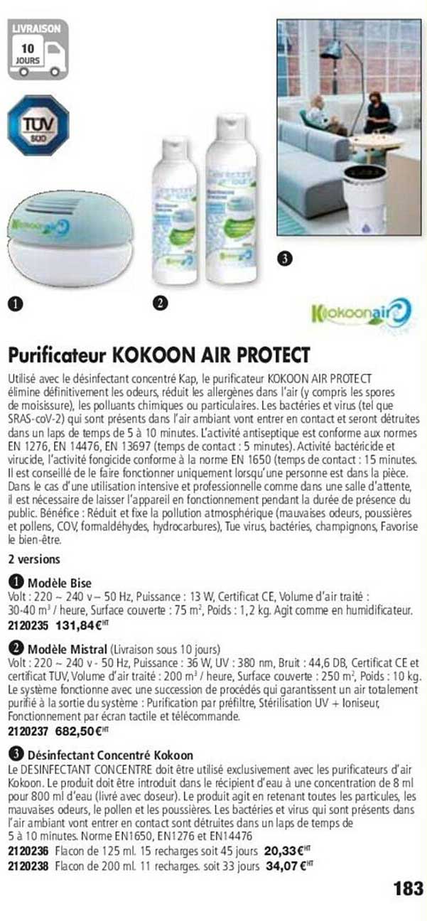 purificateur kokoon air protect