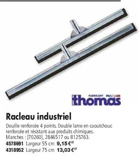 racleau industriel thomas
