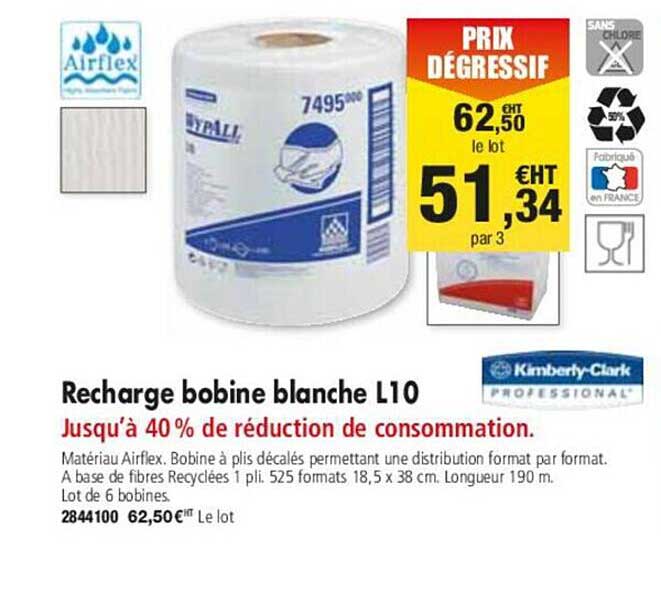 Recharge Bobine Blanche L10