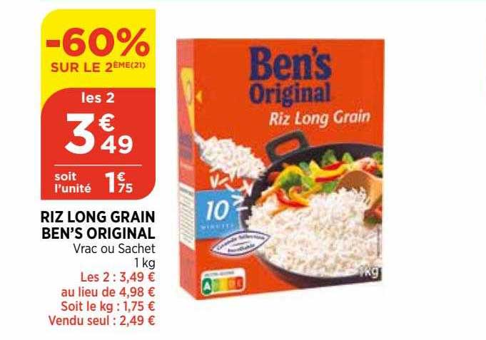 Riz Long Grain Ben's Original