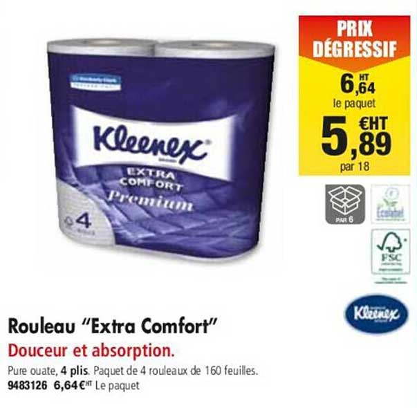 rouleau "extra comfort" douceur et absorption