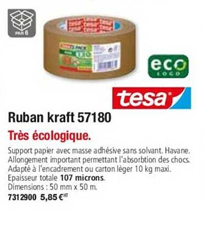 ruban kraft 57180 très écologique tesa