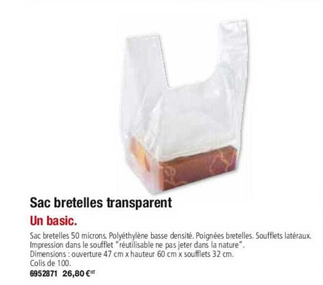 Sac Bretelles Transparent