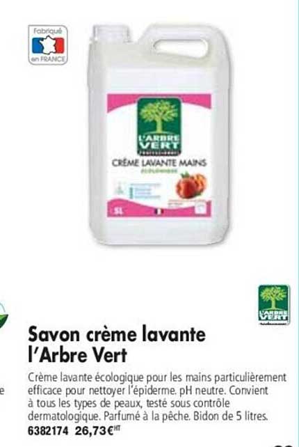 sasvon crème lavante l'arbre vert