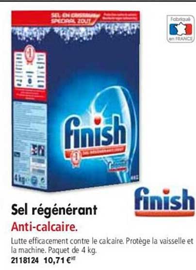 sel régénérant finish