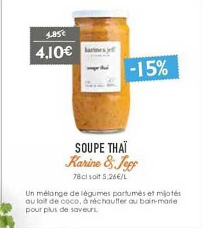 soupe thaï karine & jeff