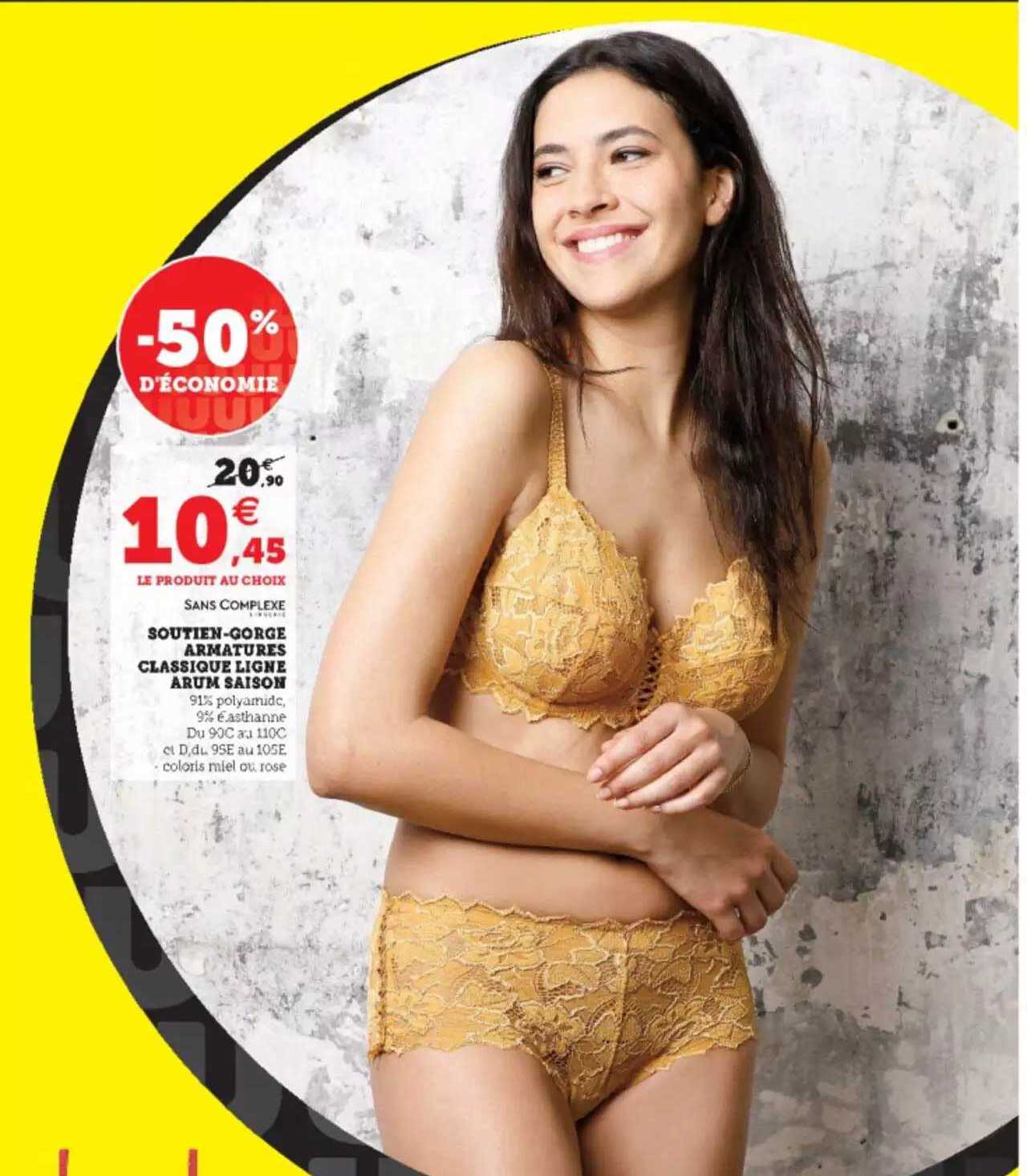 soutien-gorge armatures classique ligne arum saison