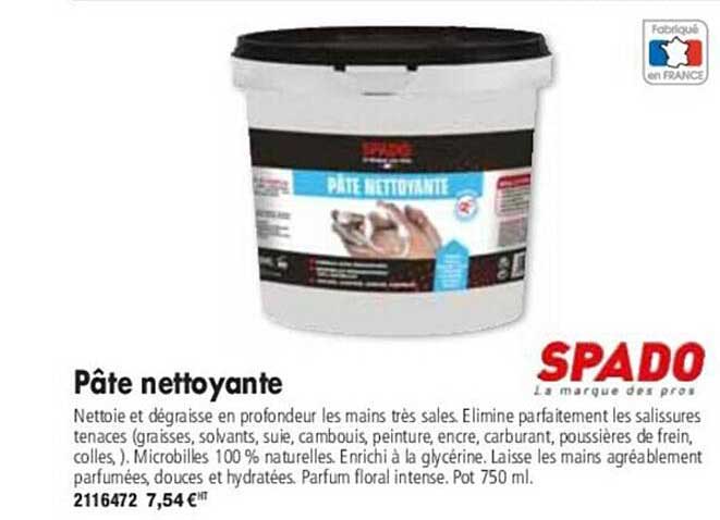 spado pâte nettoyante