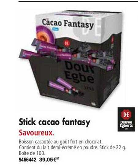 stick cacao fantasy douwe egberts
