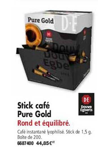 stick café pure gold douwe egberts