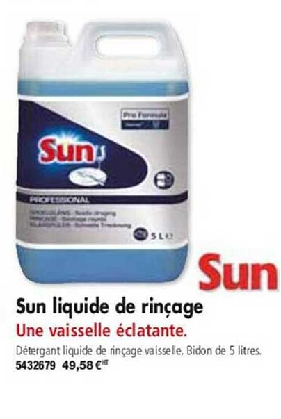 Sun Liquide De Rinçage