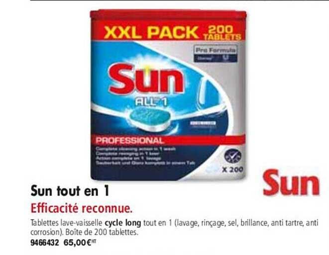 sun tout en 1 efficacité reconnue