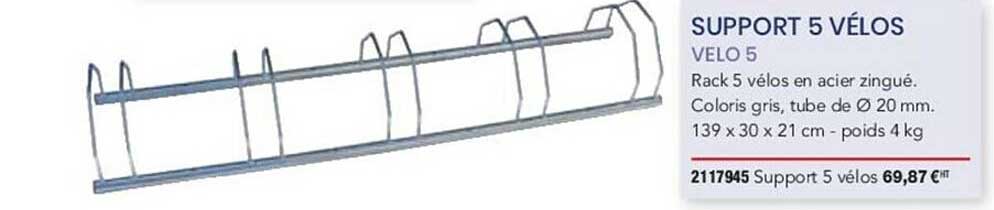 support 5 vélos velo 5