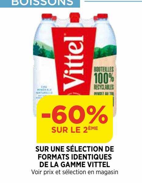 Sur Une Sélection De Formats Identiques De La Gamme Vittel