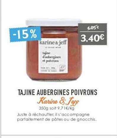 Tajine Aubergines Poivrons Karine & Jeff
