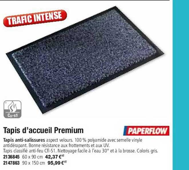 tapis d'accueil premium paperflow