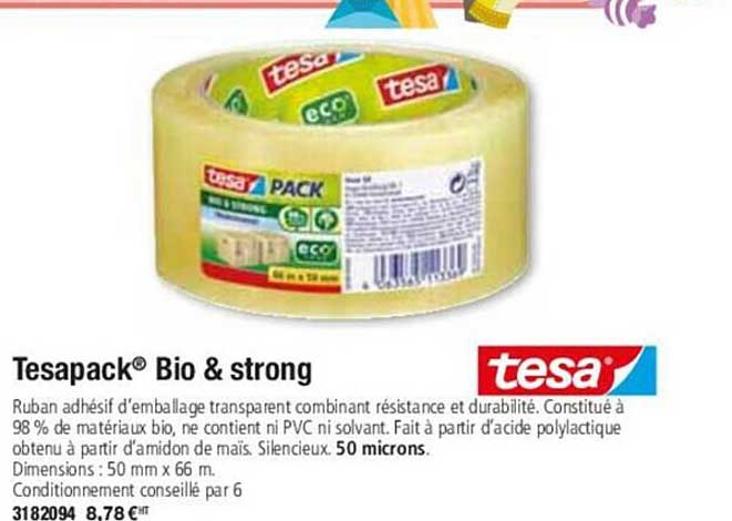 tesapack bio & strong tesa