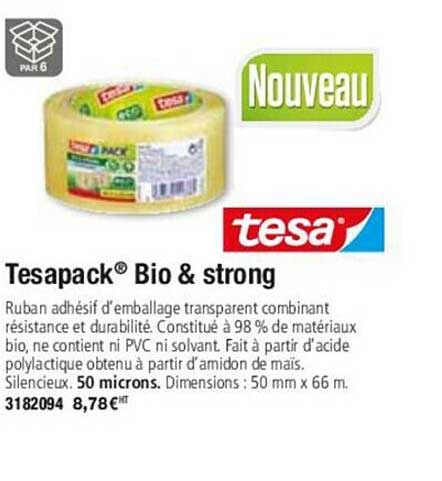 Tesapack Bio  Strong & Tesa