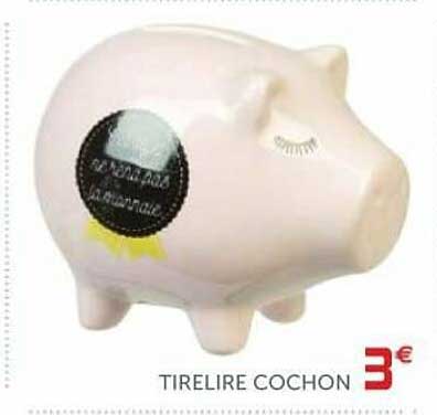 tirelire cochon