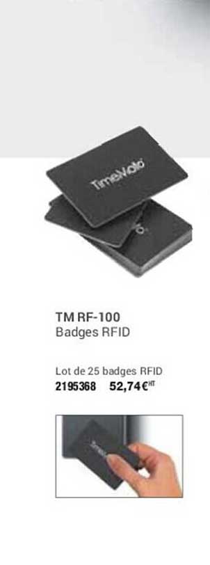 tm rf-100 badges rfid
