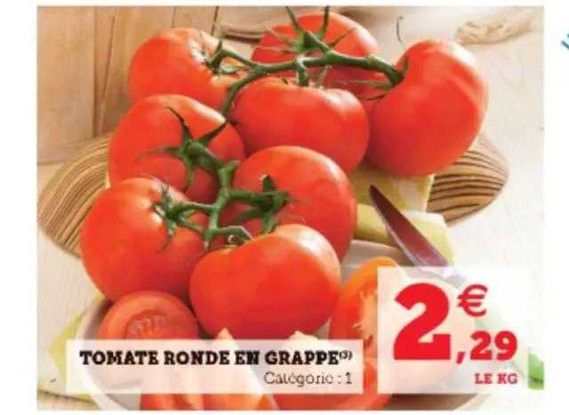 Tomate Ronde En Grappe