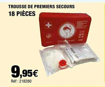 trousse de premiers secours 18 pièces