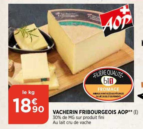 vacherin fribourgeois aop