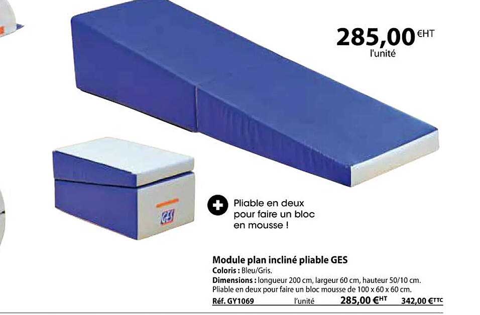 Module Plan Incliné Pliable Ges