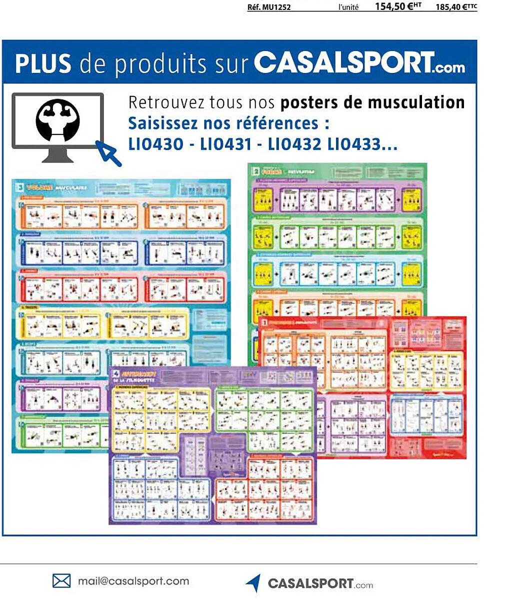 posters de musculation