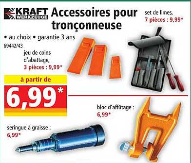 accessoires pour tronçonneuse kraft werkzeuge