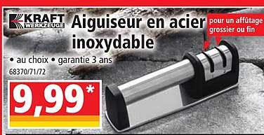 aiguiseur en acier inoxydable kraft werkzeuge