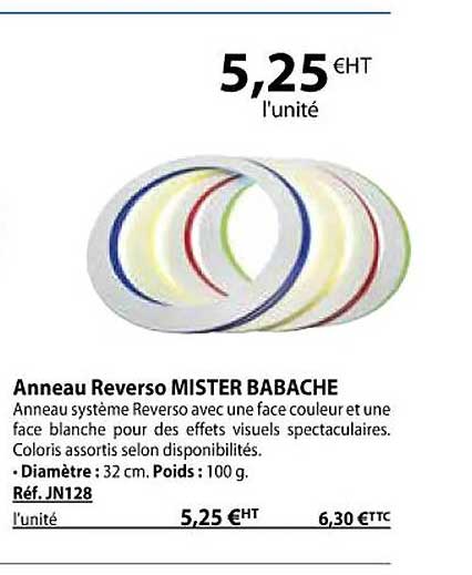 anneau reverso mister babache