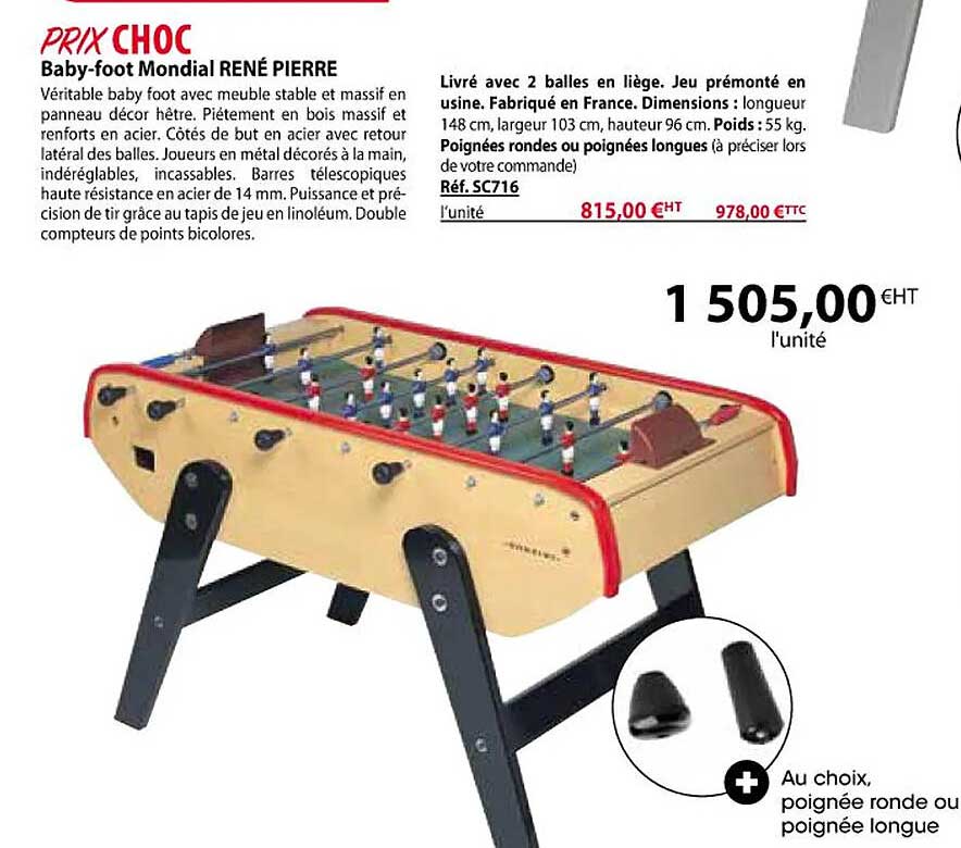 baby-foot mondial rené pierre