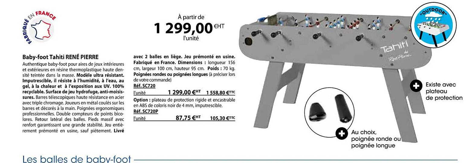 baby-foot tahiti rené pierre