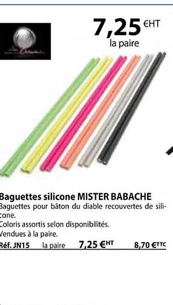 baguettes silicone mister babache