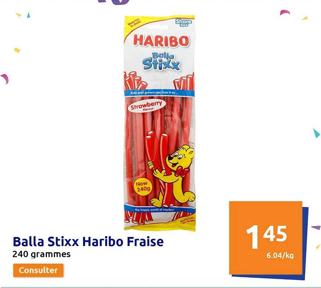 balla stixx haribo fraise