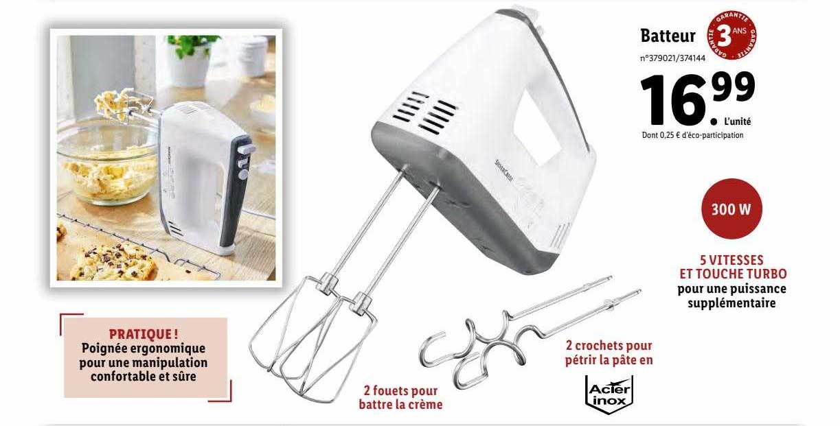 batteur silver crest