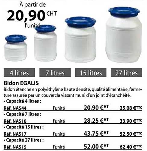 bidon egalis