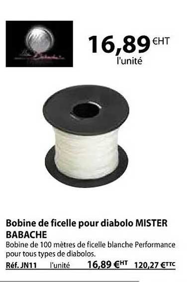 bobine de ficelle pour diabolo mister babache