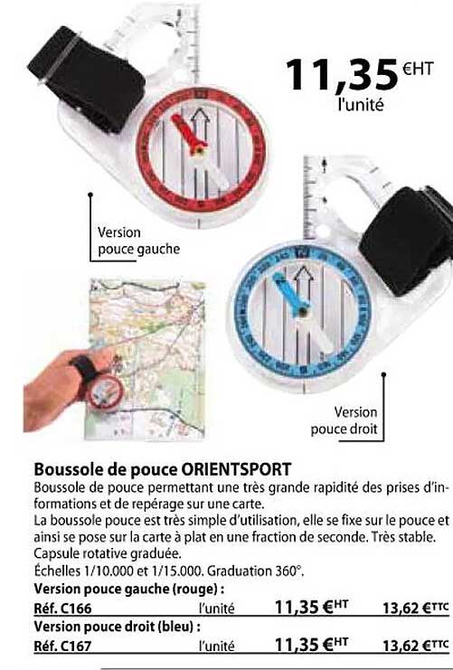 boussole de pouce orientsport