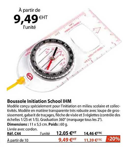 boussole initiation school ihm