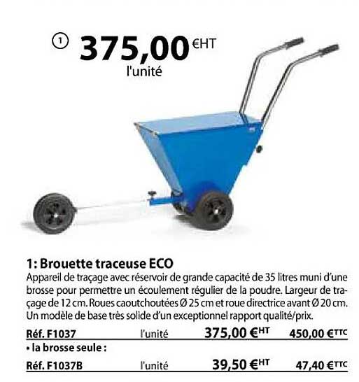 brouette traceuse eco