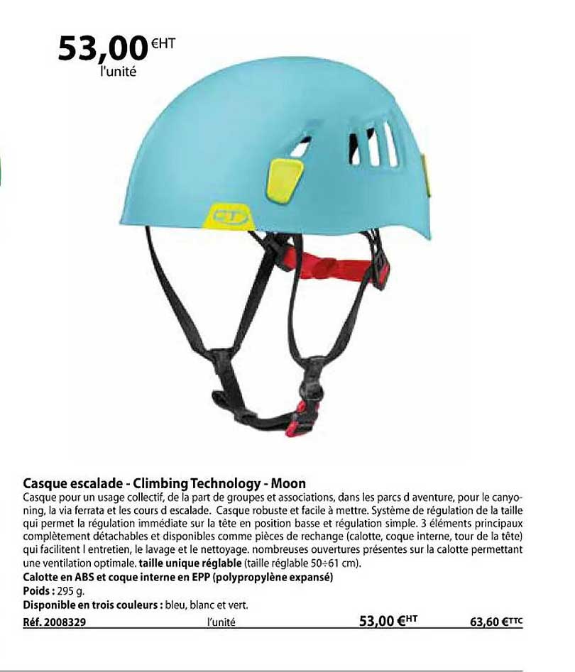 casque escalade - climbing technology - moon