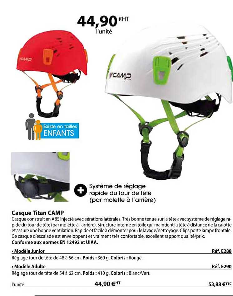 casque titan camp