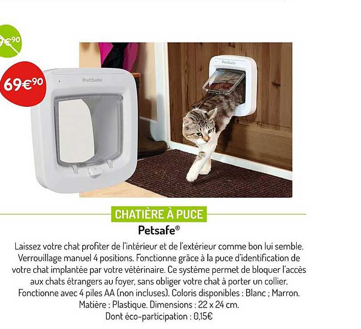 chatière à puce petsafe