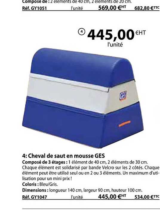 Cheval De Saut En Mousse Ges