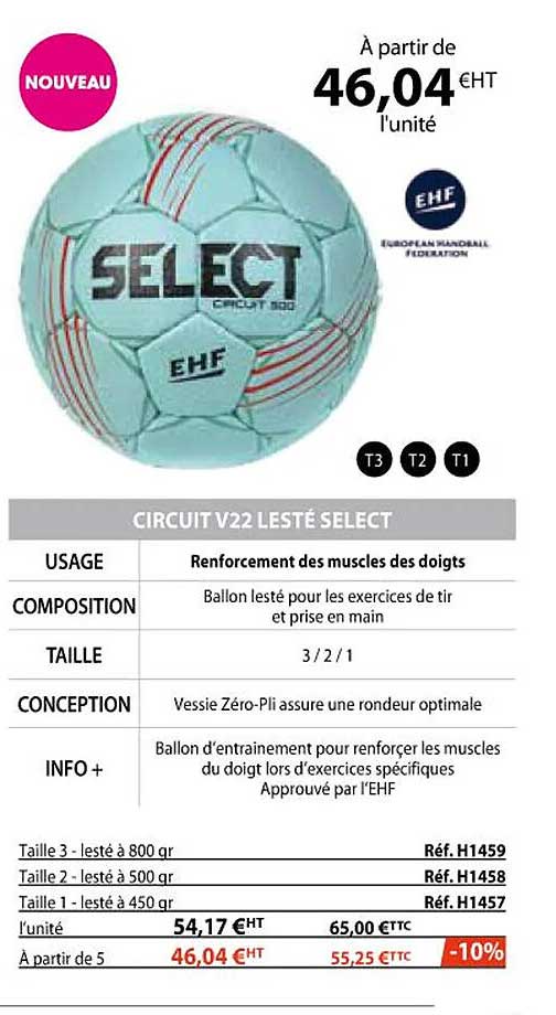 Circuit V22 Lesté Select