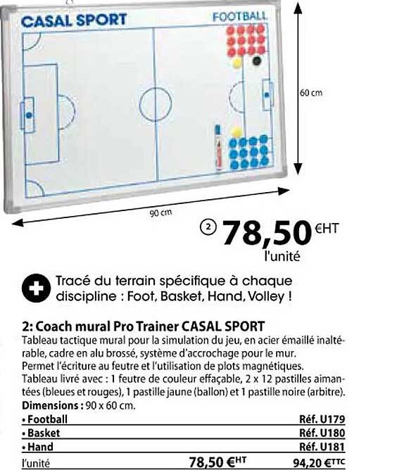 coach mural pro trainer casal sport