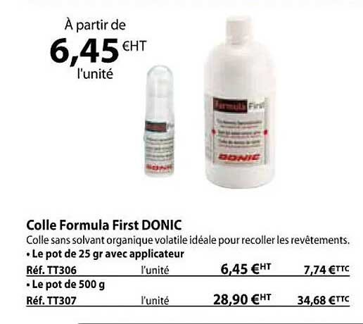 Colle Formula First Donic